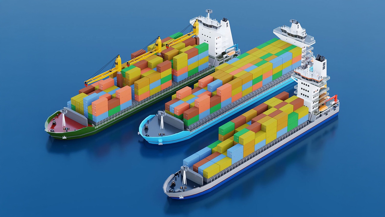 Media 1 for listing Megapoly.Art - Cargo Ships I