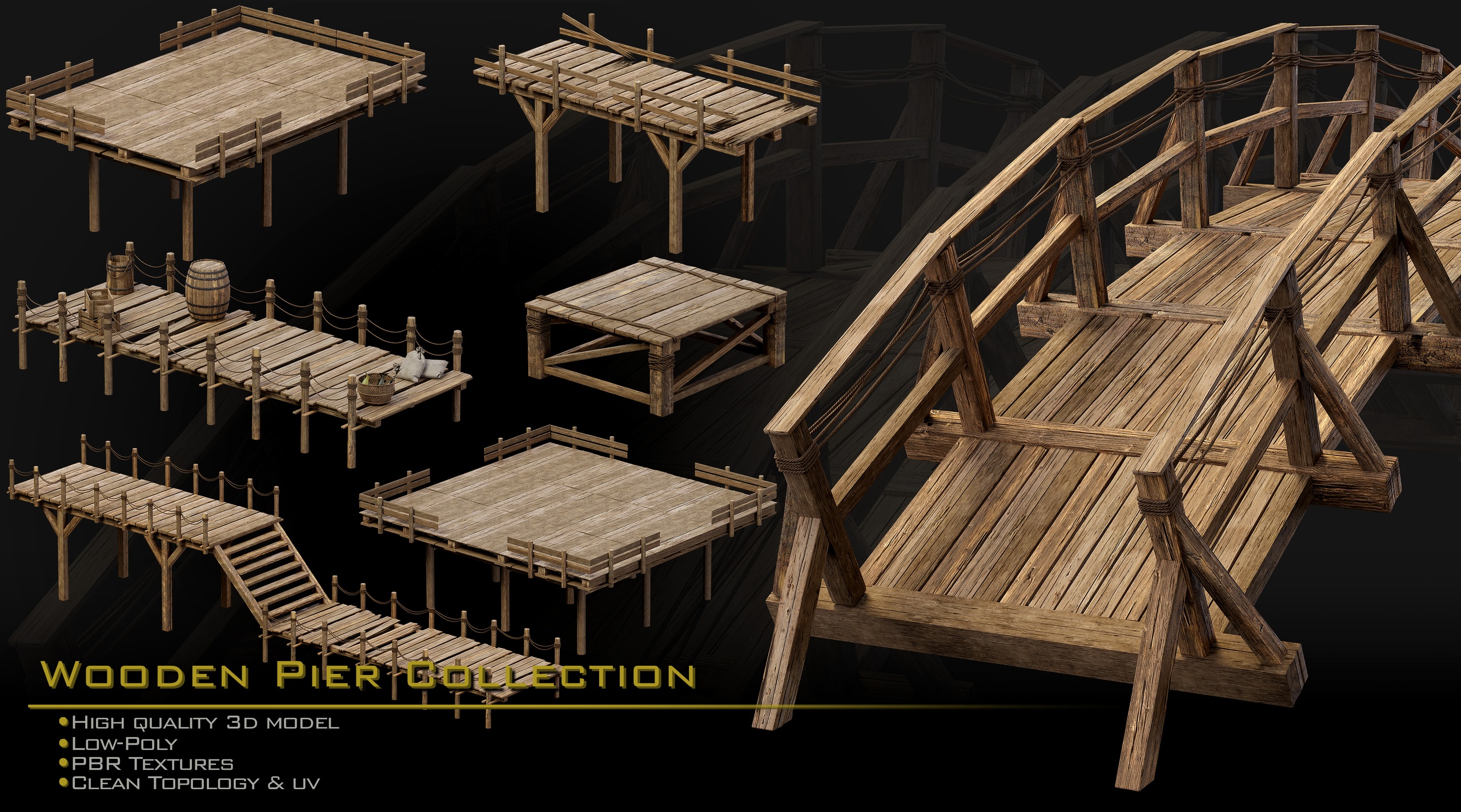 Media 1 for listing Wooden Pier Collection