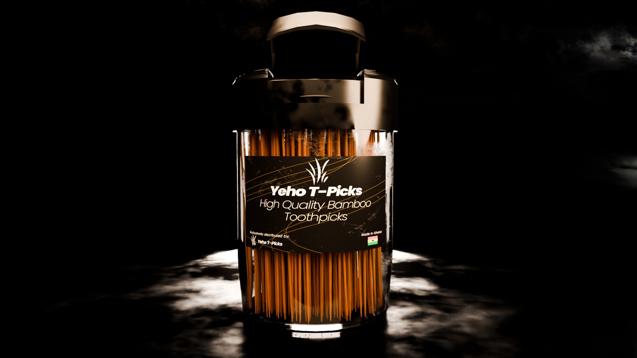 Media 1 for listing Toothpick Dispenser (Blender Project File)