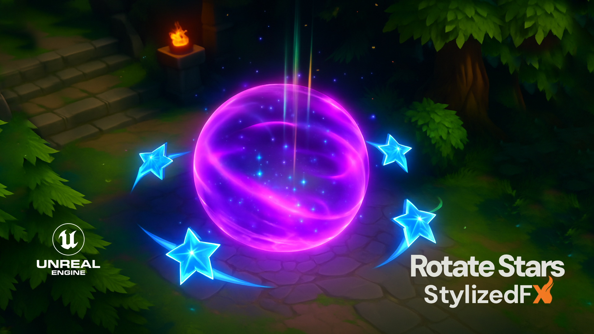 Celestial Star Aura | Holy Magic Buff FX | Fab