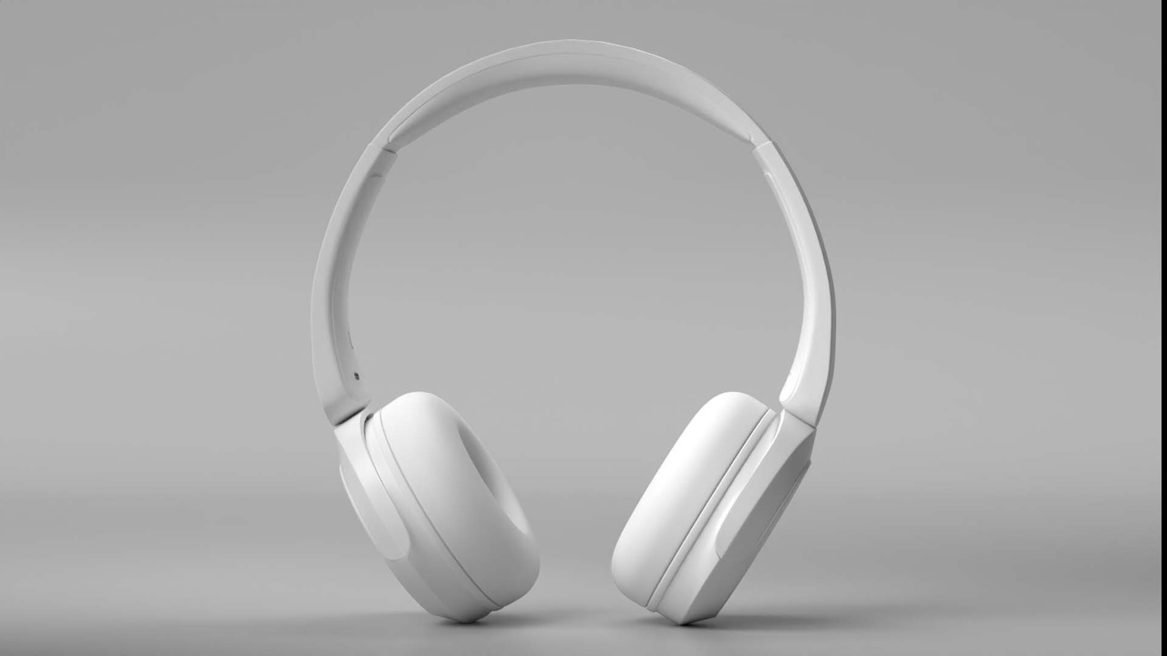 Media 1 for listing Minimal White Over-Ear Headphones