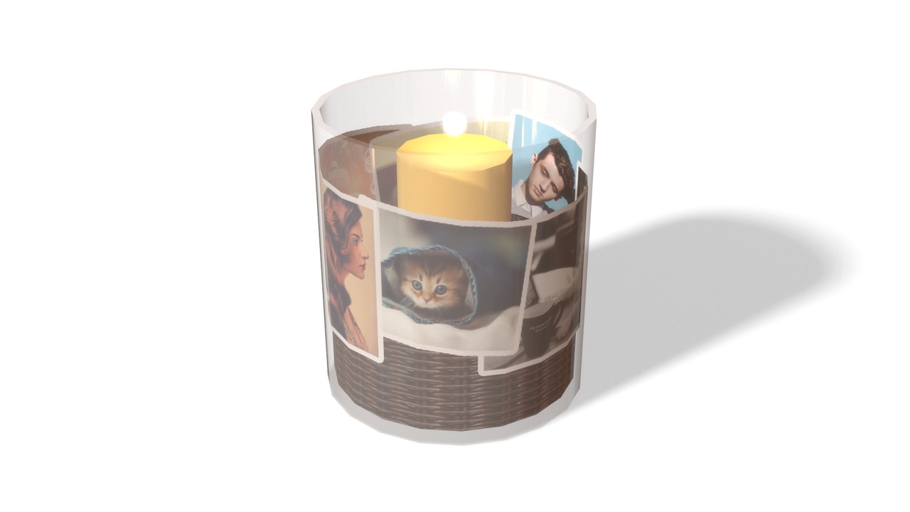 Media 1 for listing Candle in glass Norvedem