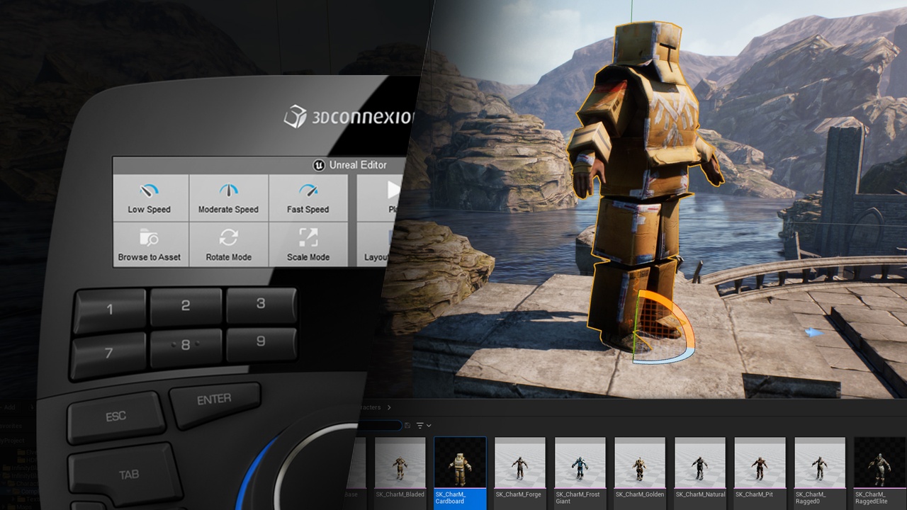 Media 1 for listing 3Dconnexion Plugin for Unreal Editor