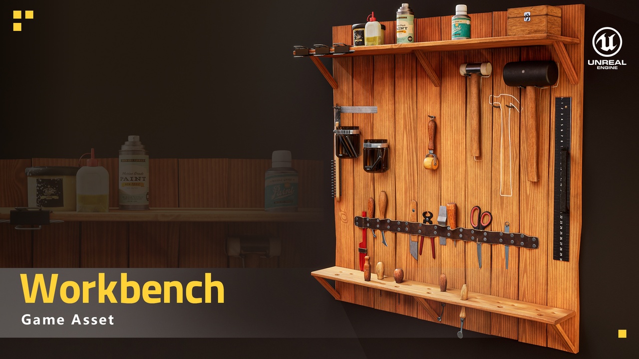 Media 1 for listing Wooden Workbench