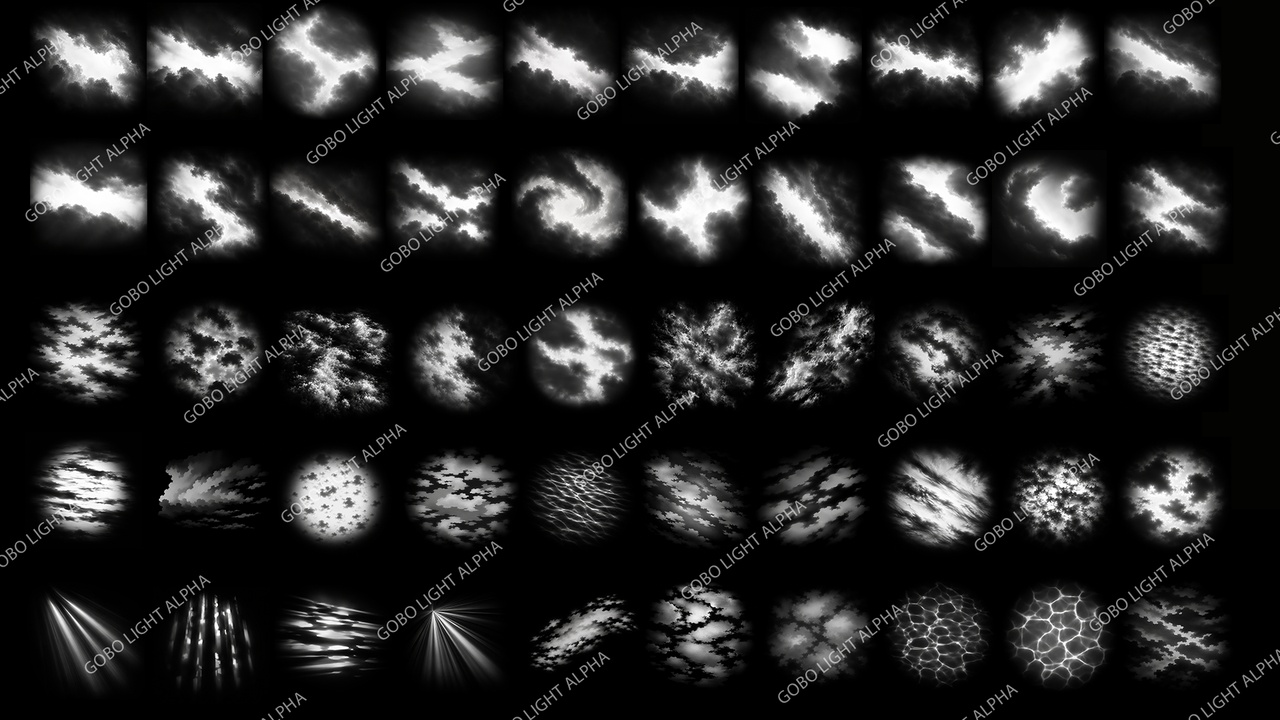 Media 1 for listing 50 Realistic Light Gobo Pack Vol.04 | Smart Light Functions for UE5