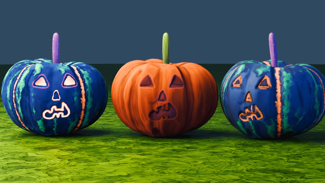Media 1 for listing Stylized pumpkins