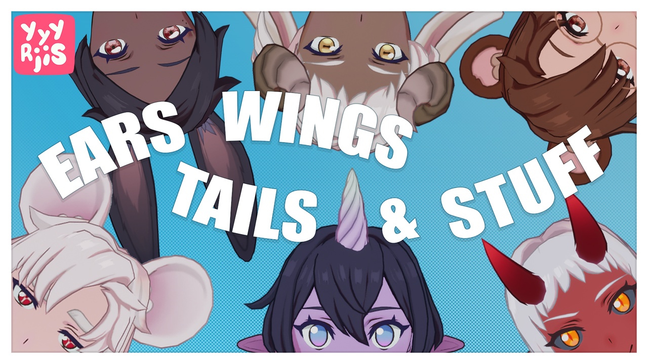 Media 1 for listing yyyrjis | Ears Wings Tails and Stuff