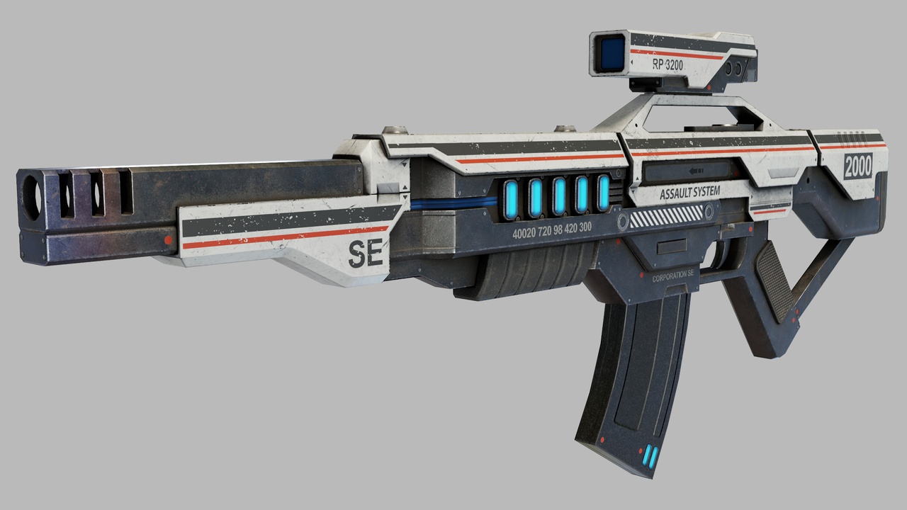 Media 1 for listing Sci-Fi Weapon Pack Vol 1