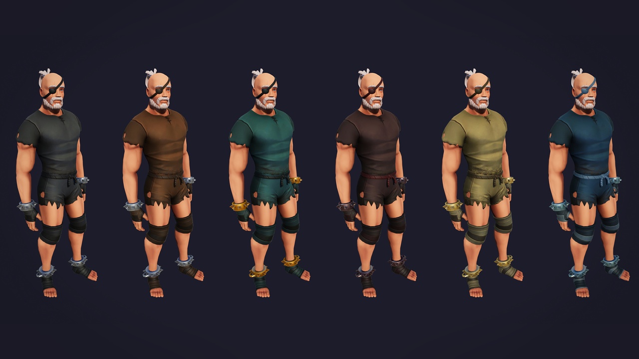Media 1 for listing Prisoner Armor Set - Stylized RPG