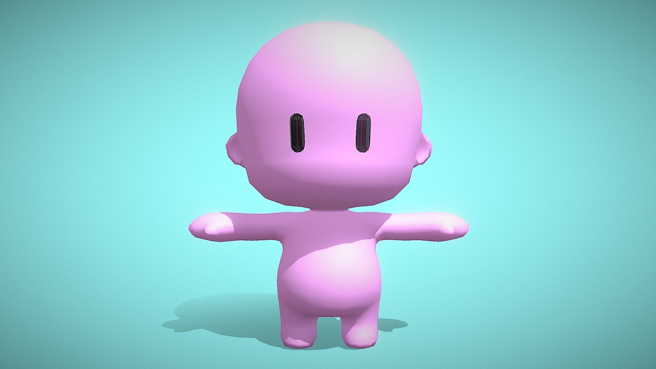 Media 1 for listing Free Pack - Chibi Base Mesh (Rigged)