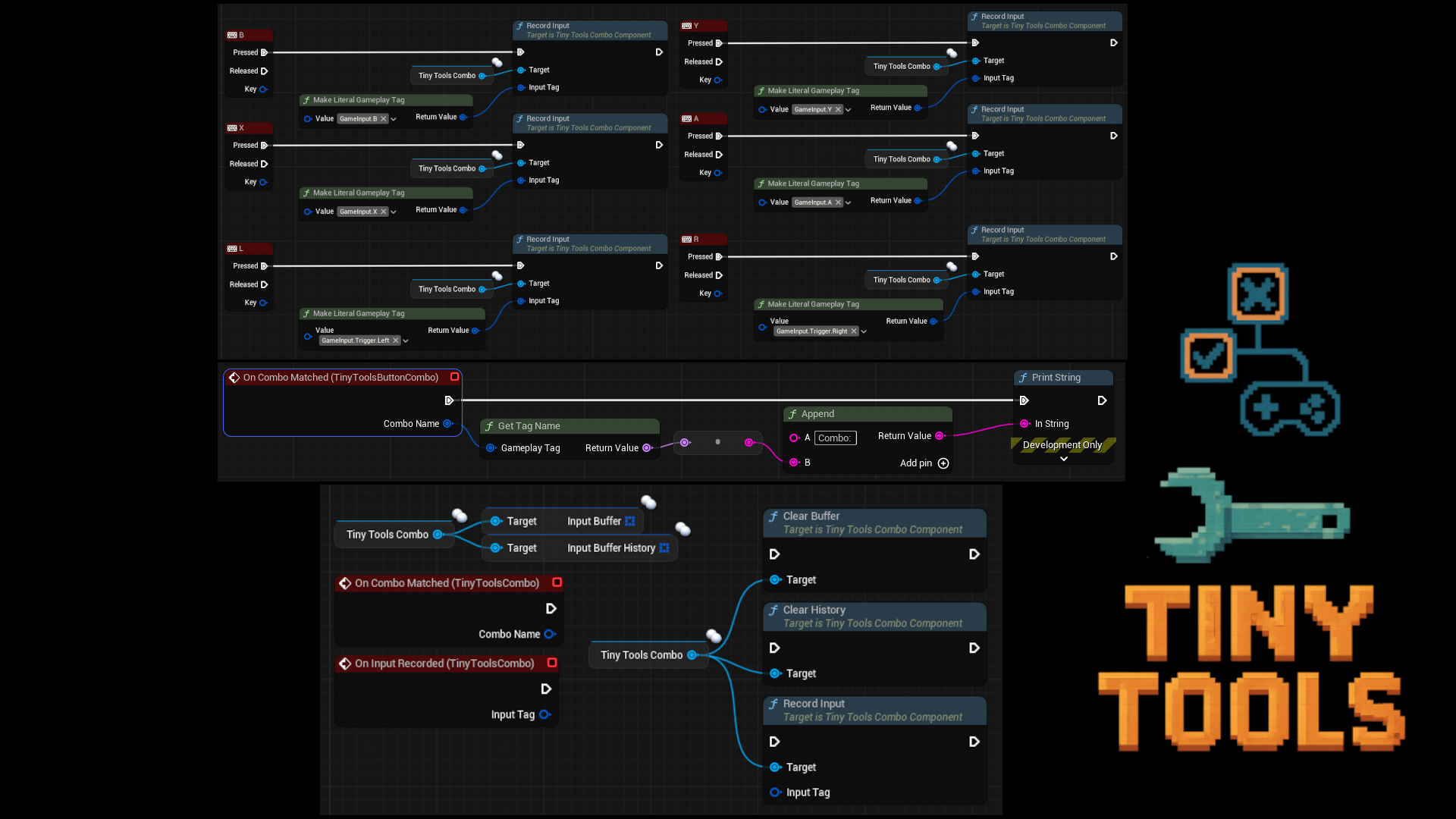 Tiny Tools Action/Button Combo Component | Fab