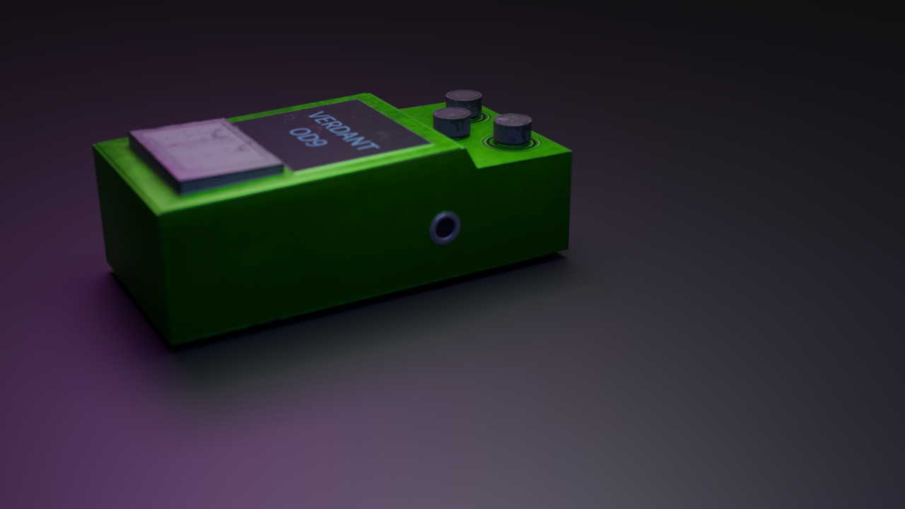 Media 1 for listing Verdant OD9 Overdrive Pedal Free Model Free low-poly 3D model