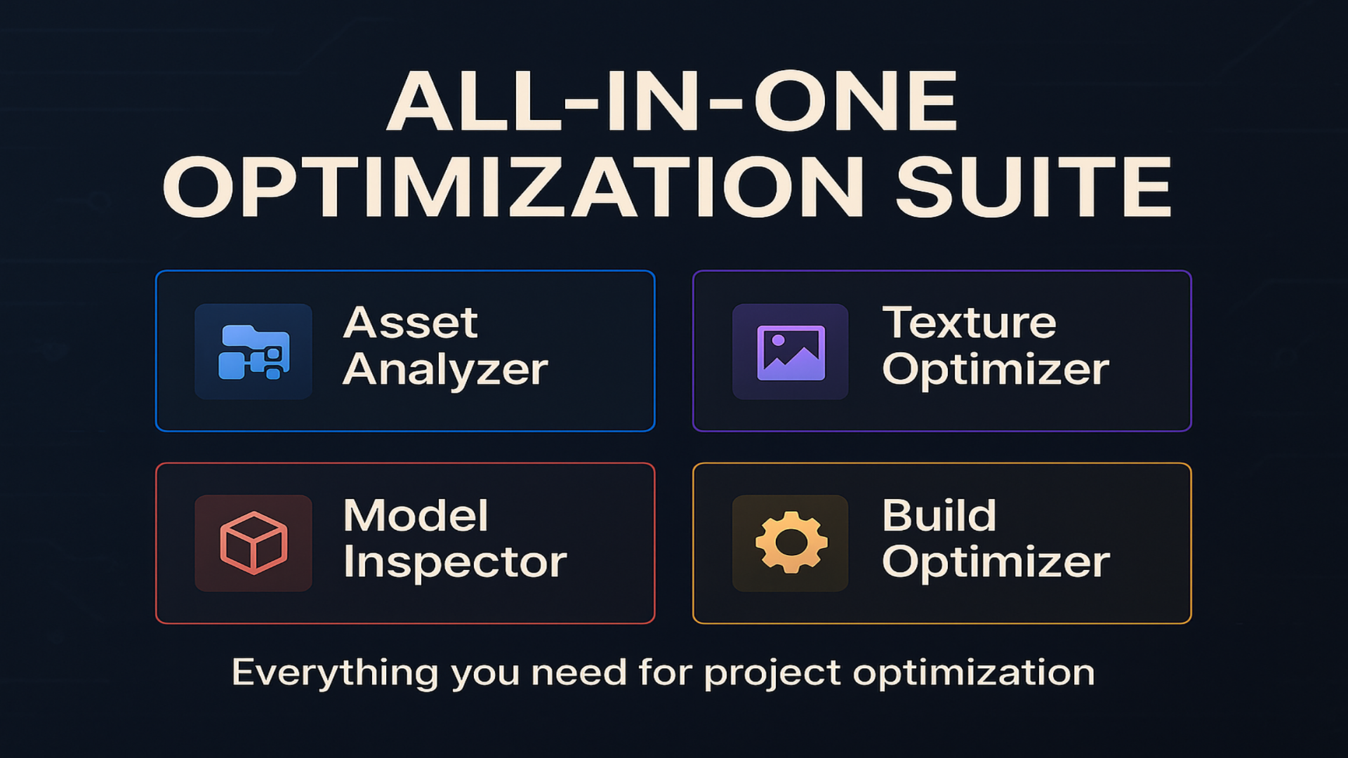 Project Optimizer – Performance & Analysis Toolkit | Fab