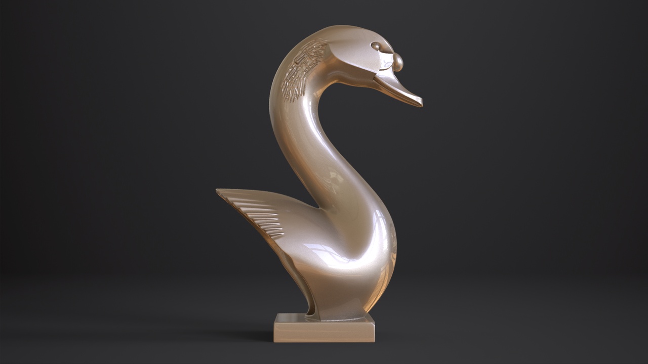 Media 1 for listing Swan Bust | 3D Print model
