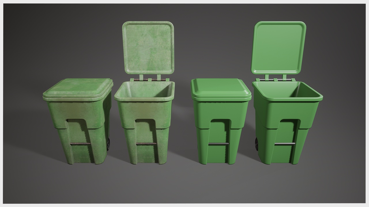 Media 1 for listing Trashcan 03 - Game Ready