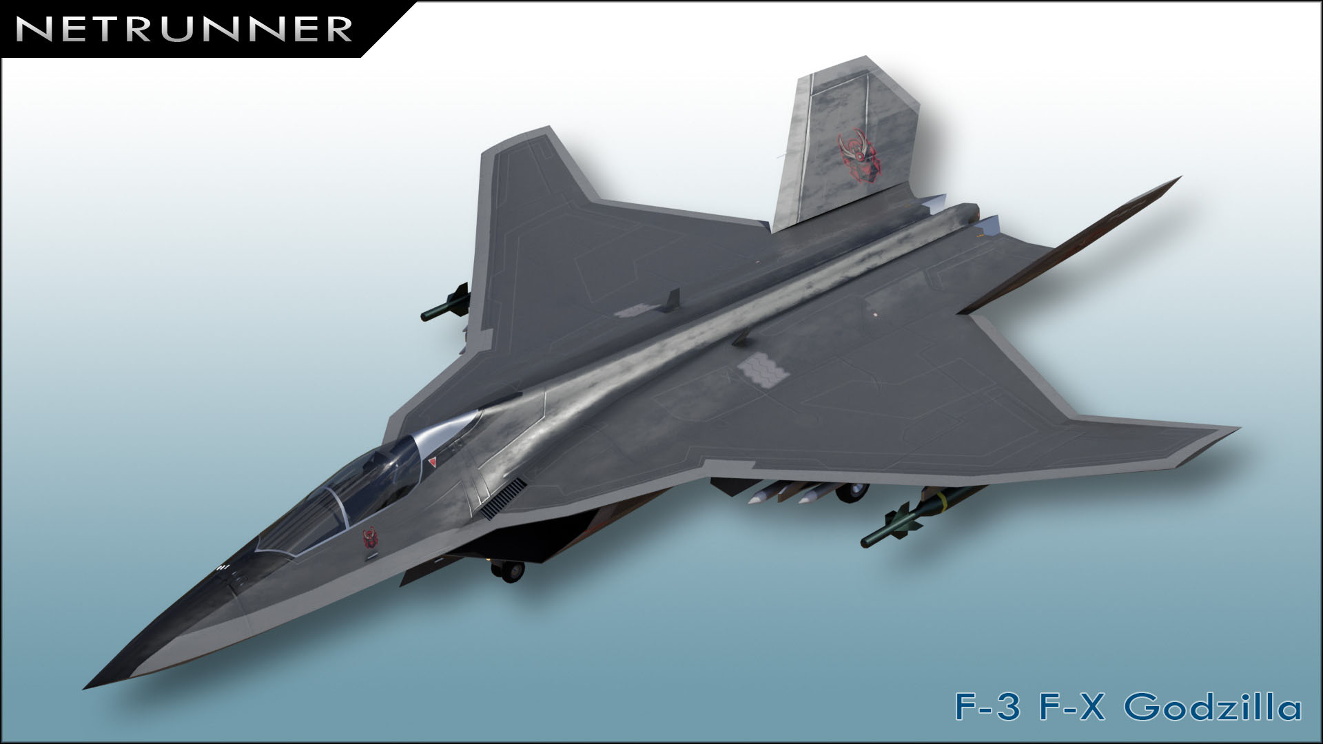 Fighter F-3 F-X Godzilla | Fab