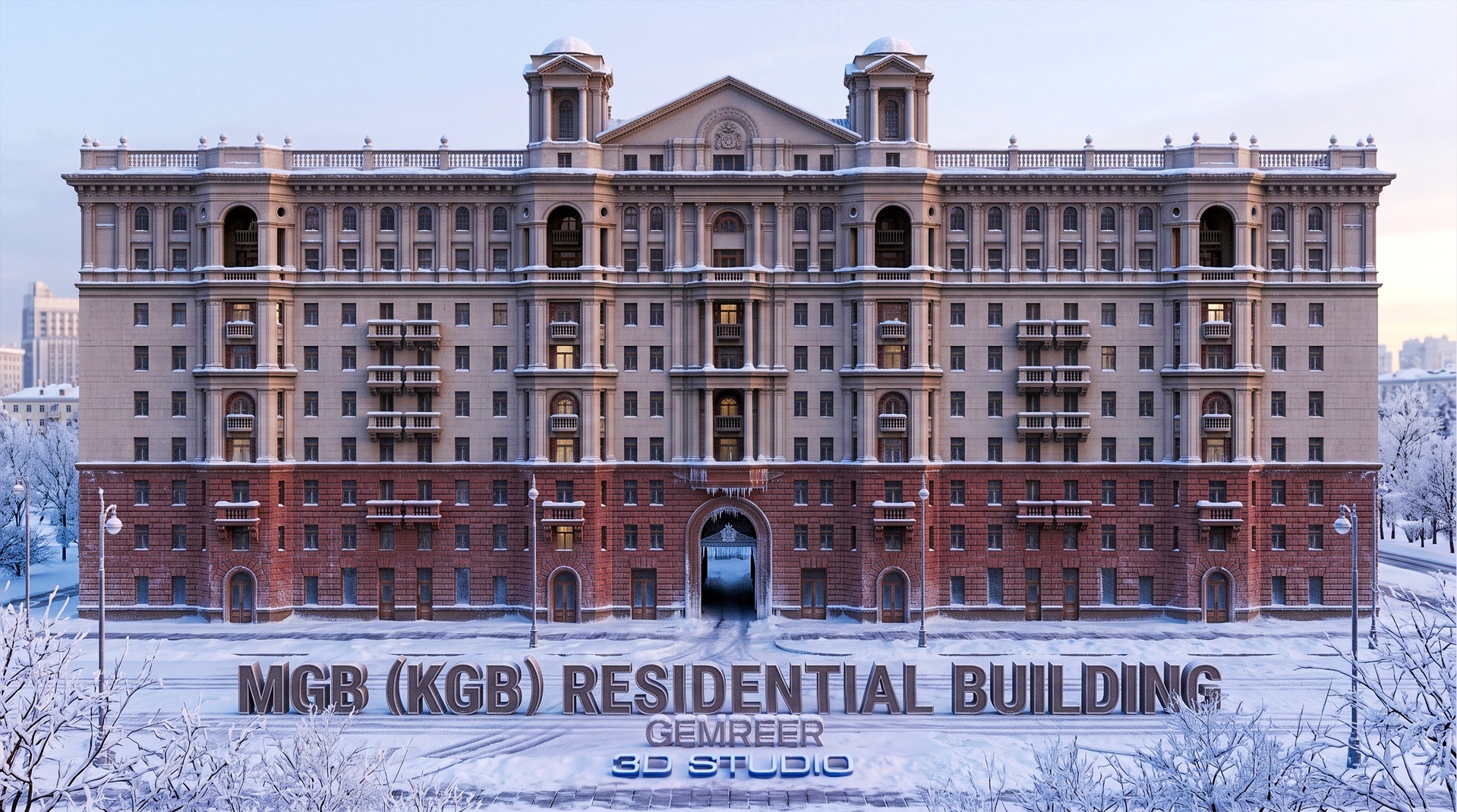 Media 1 for listing KGB Residential Building Moscow - Game-Ready
