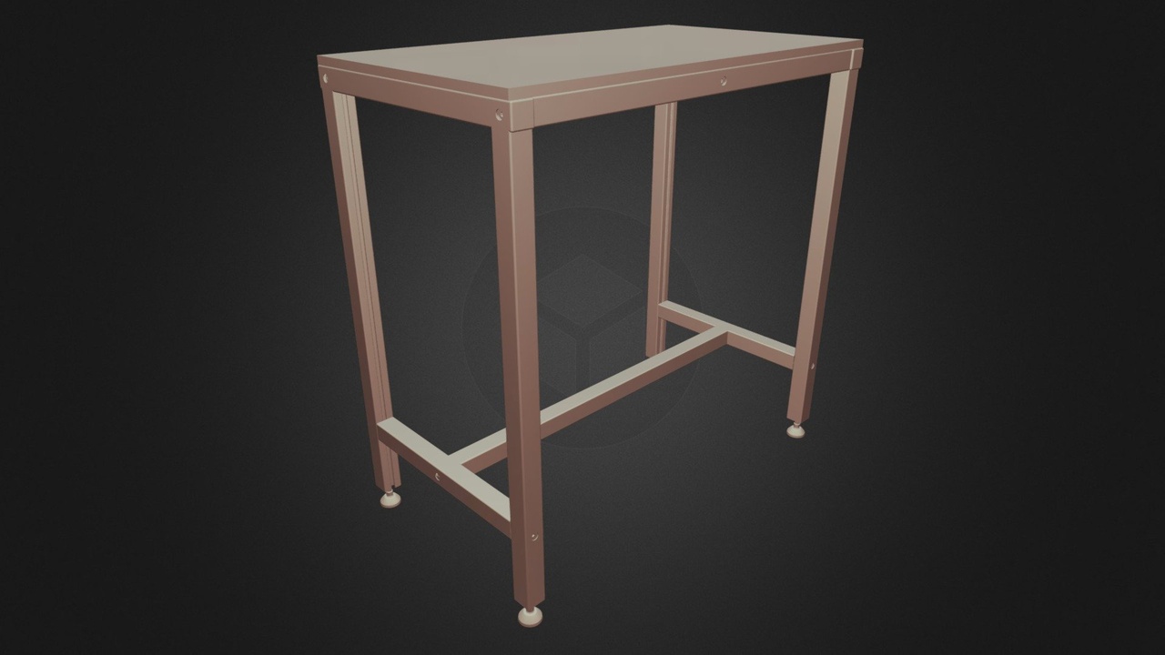 900x500 Single Open T-Slots Bench | Fab
