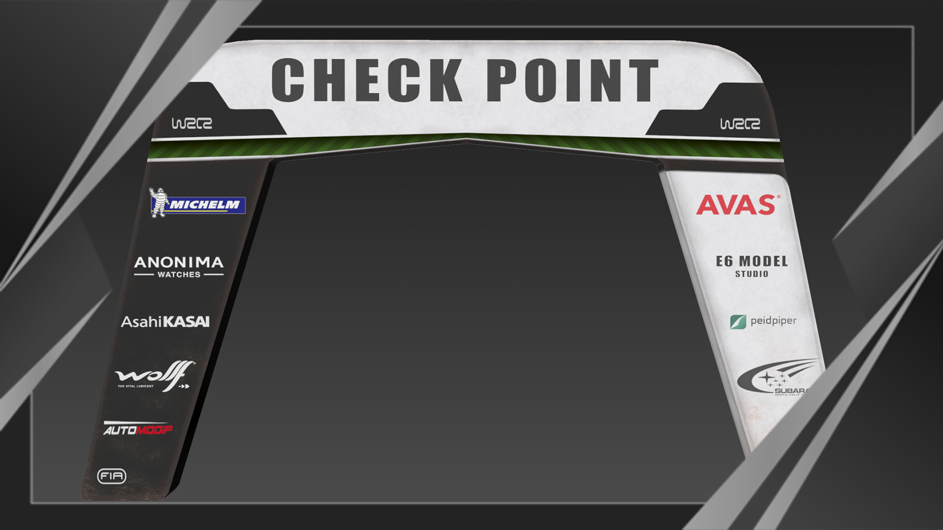 Start Finish CheckPoint Low-poly 3D model | Fab