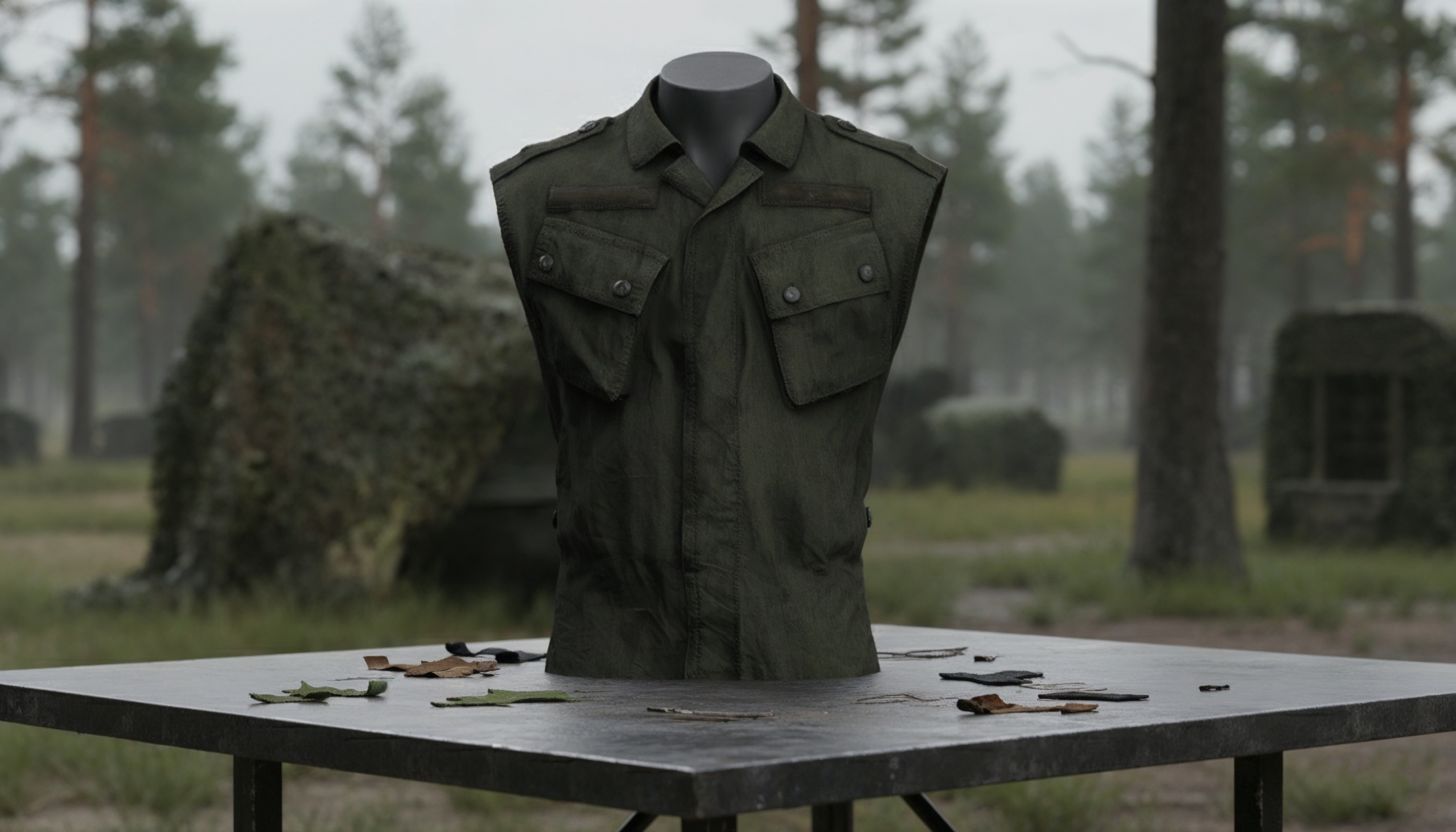 Media 1 for listing Metahuman Sleeveless Military Shirt M_Series