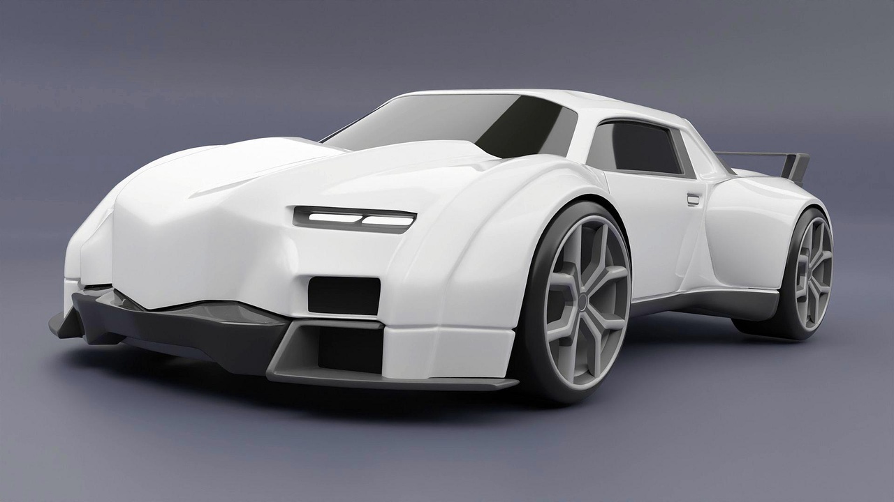 Media 1 for listing Concept X retrofuturistic car