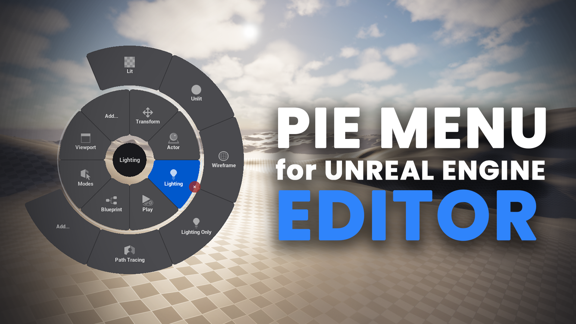 QUICK MENU - Radial Pie Menu with Graph Editor | Fab
