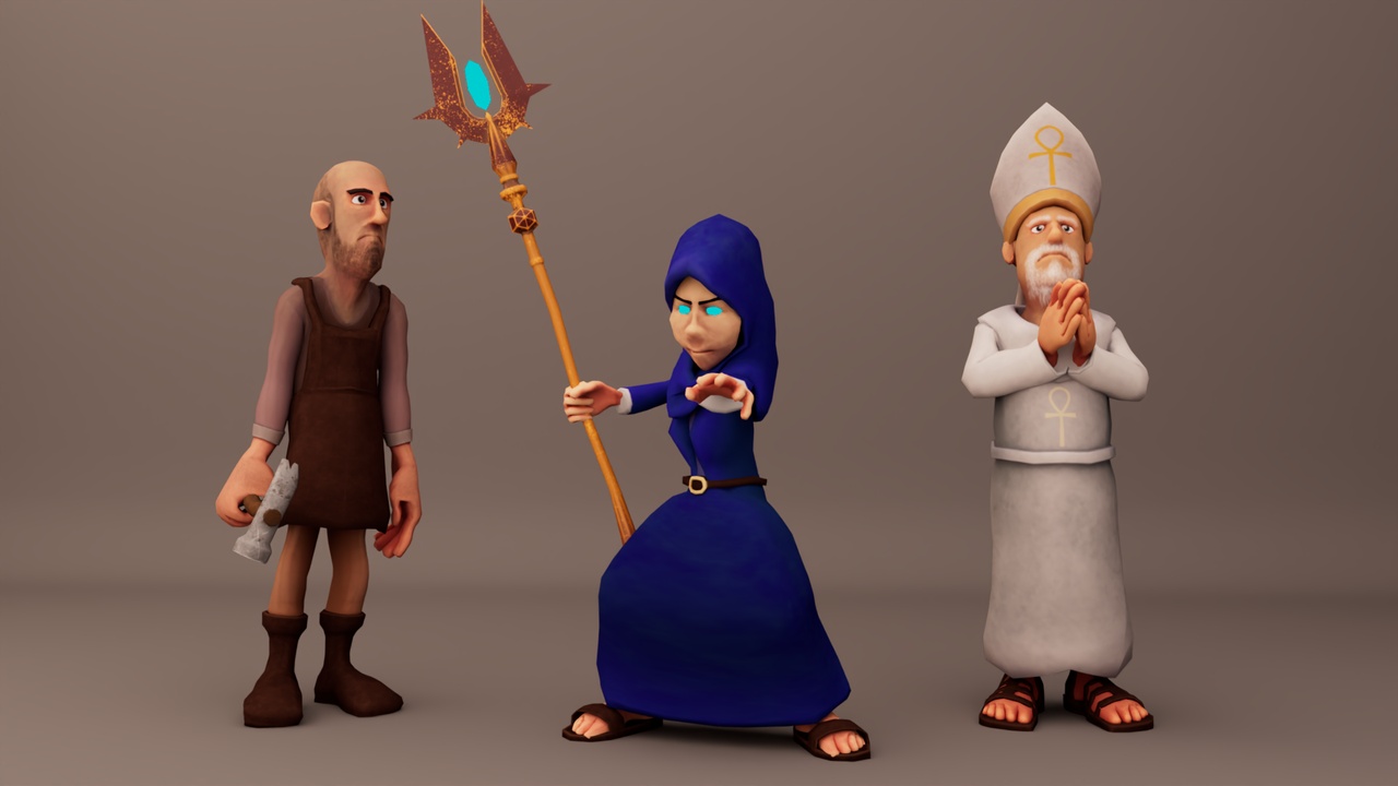 Media 1 for listing dReal Sorcerer Fantasy Character Pack