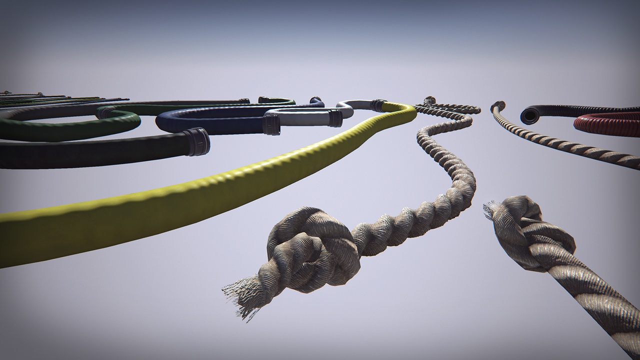 Media 1 for listing Spline: Ropes - Hoses - Sci-fi