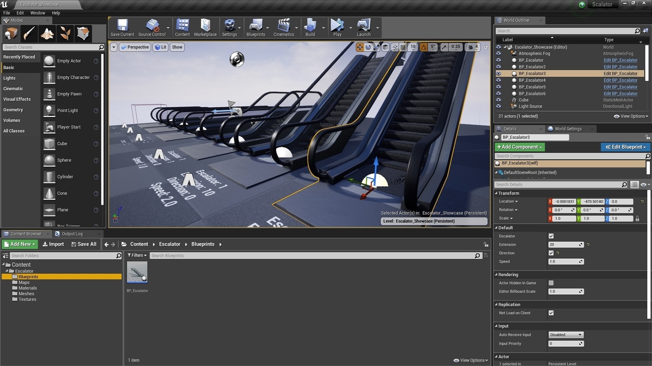 Procedural Escalator & Travelator 제품 등록을 위한 미디어 1개