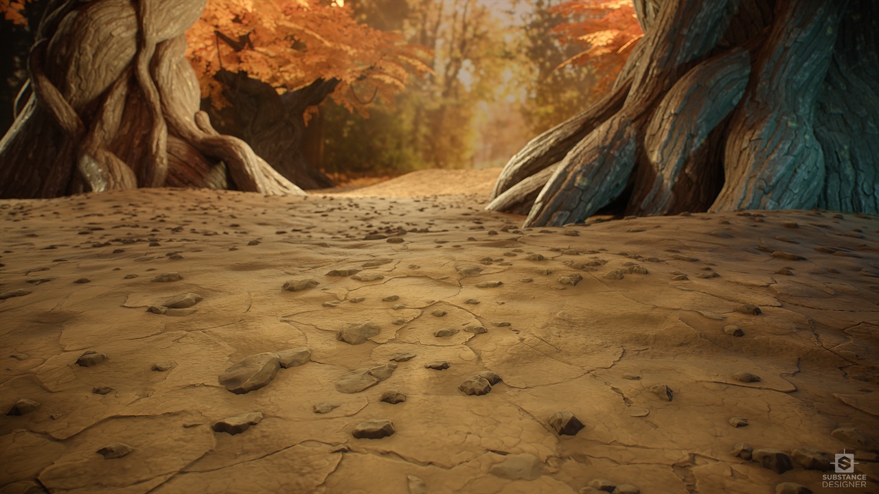Media 1 for listing Stylized Cracked Dirt