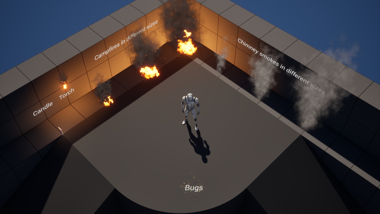 Media 1 for listing TopDown game mode - Environmental VFX