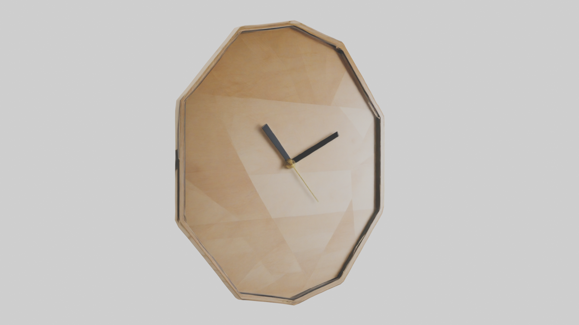 Сlock Geometry Geometric Wall Clock model | Fab