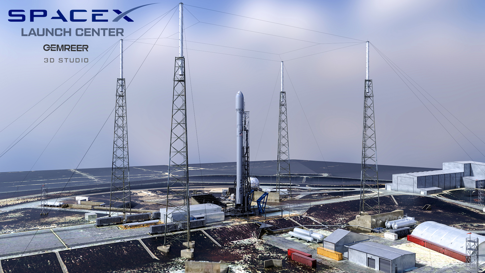 Spacex Launch Complex 3D Model | Fab