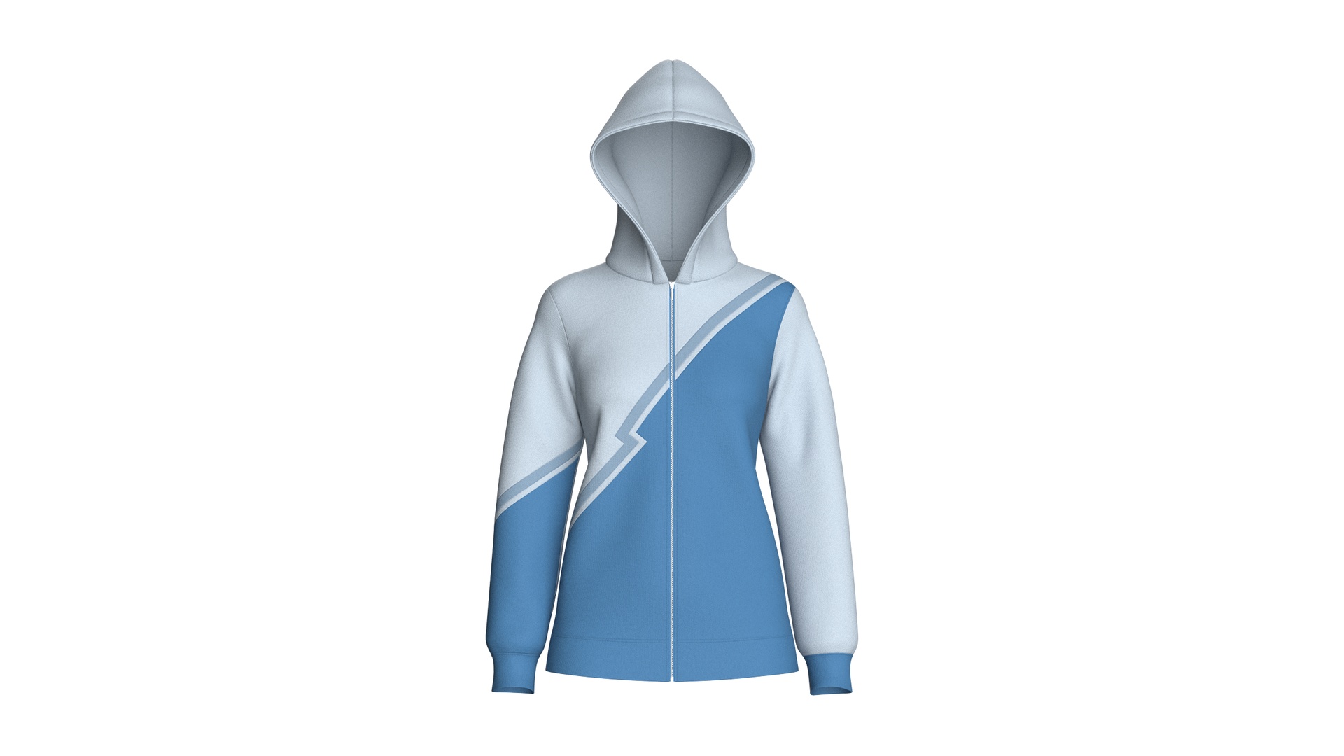 Media 1 for listing Girls Two Ton Zip - Up Hooded Jacket | High Poly