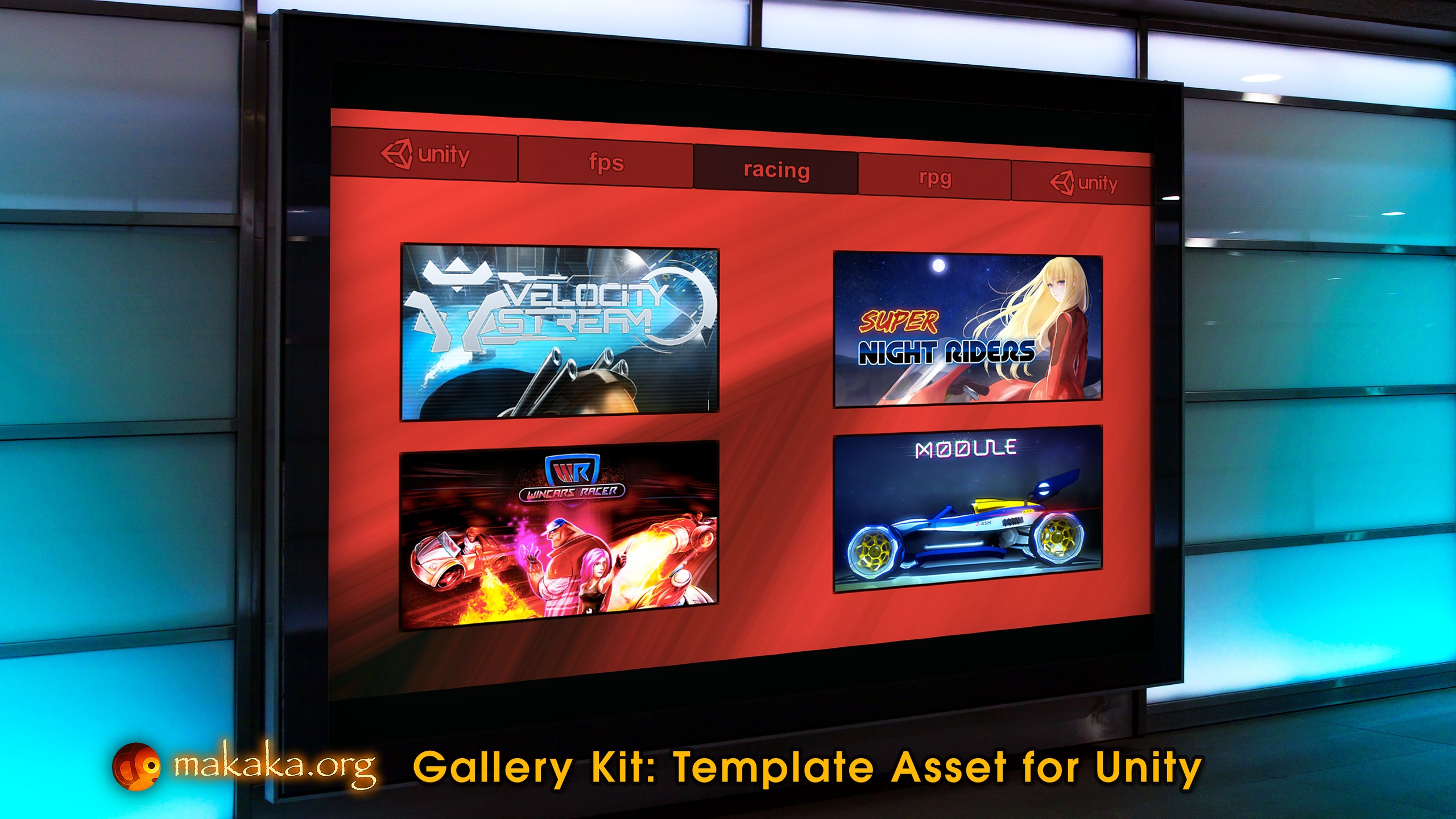 Media 1 for listing Gallery Kit 2D – Unity Template Project – Create Image Gallery, Video Gallery