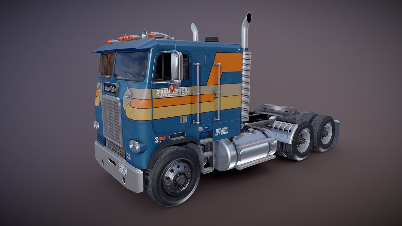 American cabover truck 제품 등록을 위한 미디어 1개