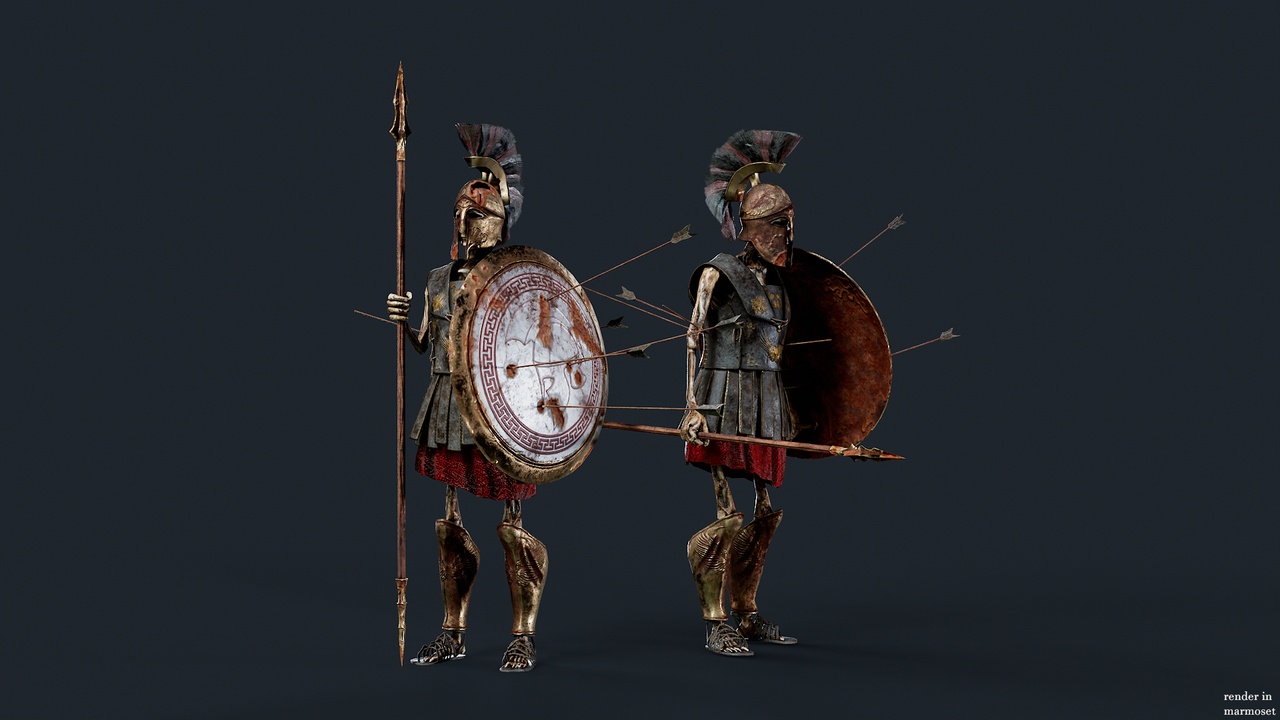 Media 1 for listing SKELETON SPARTAN HOPLITE