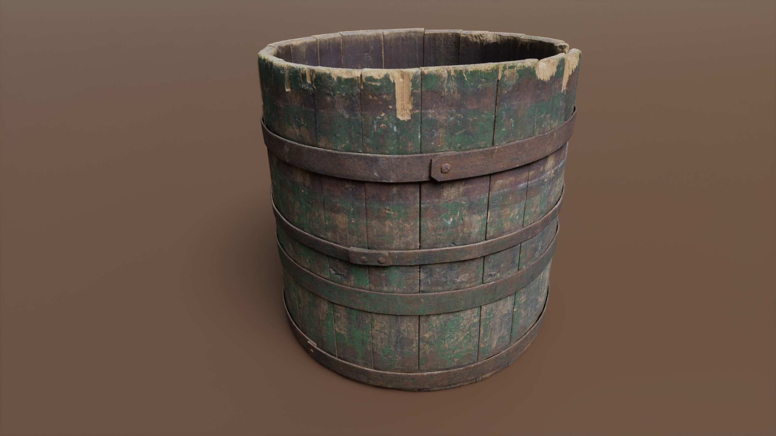 Media 1 for listing Wooden vat green
