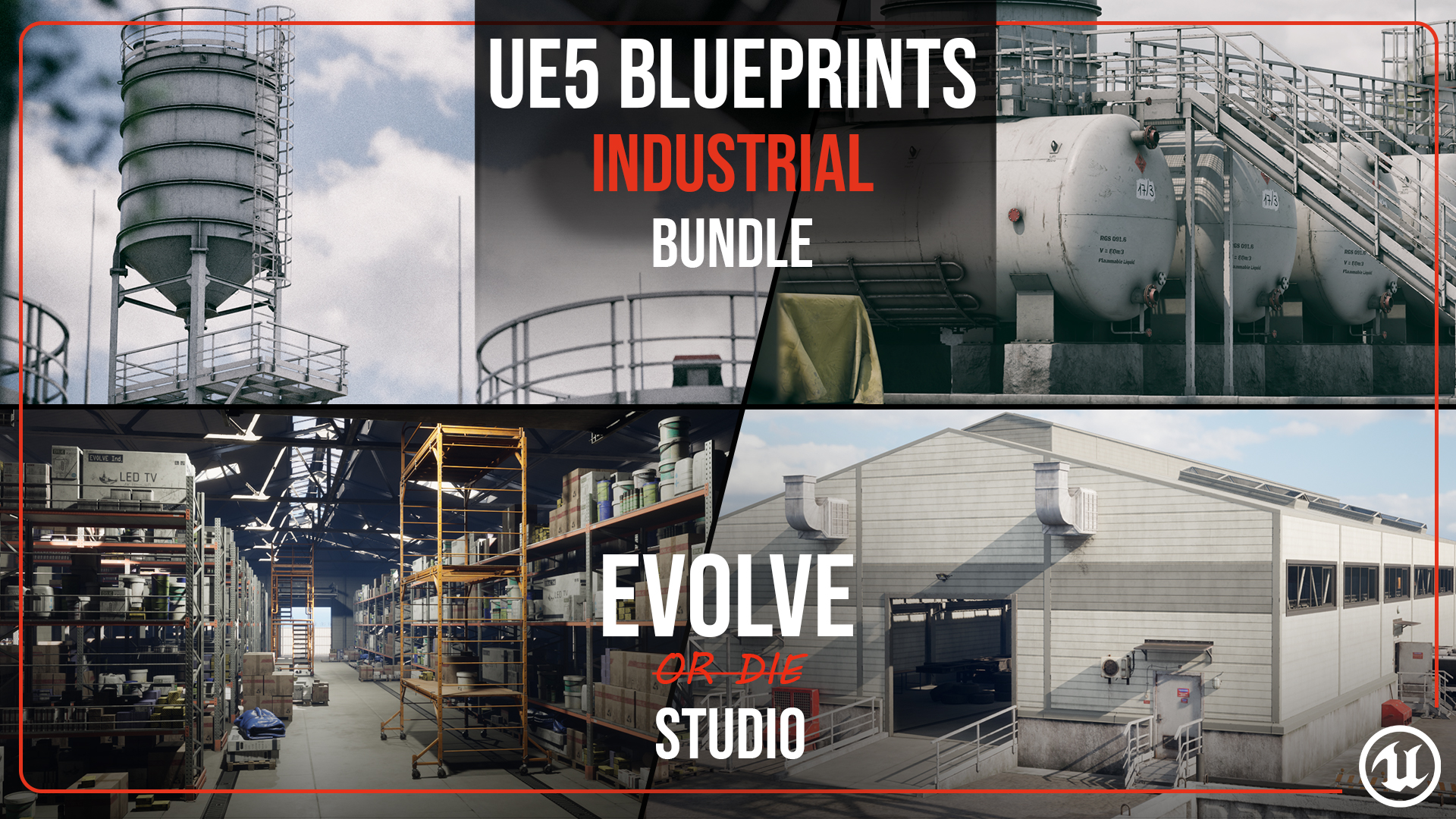 Industrial Blueprints Bundle | Fab