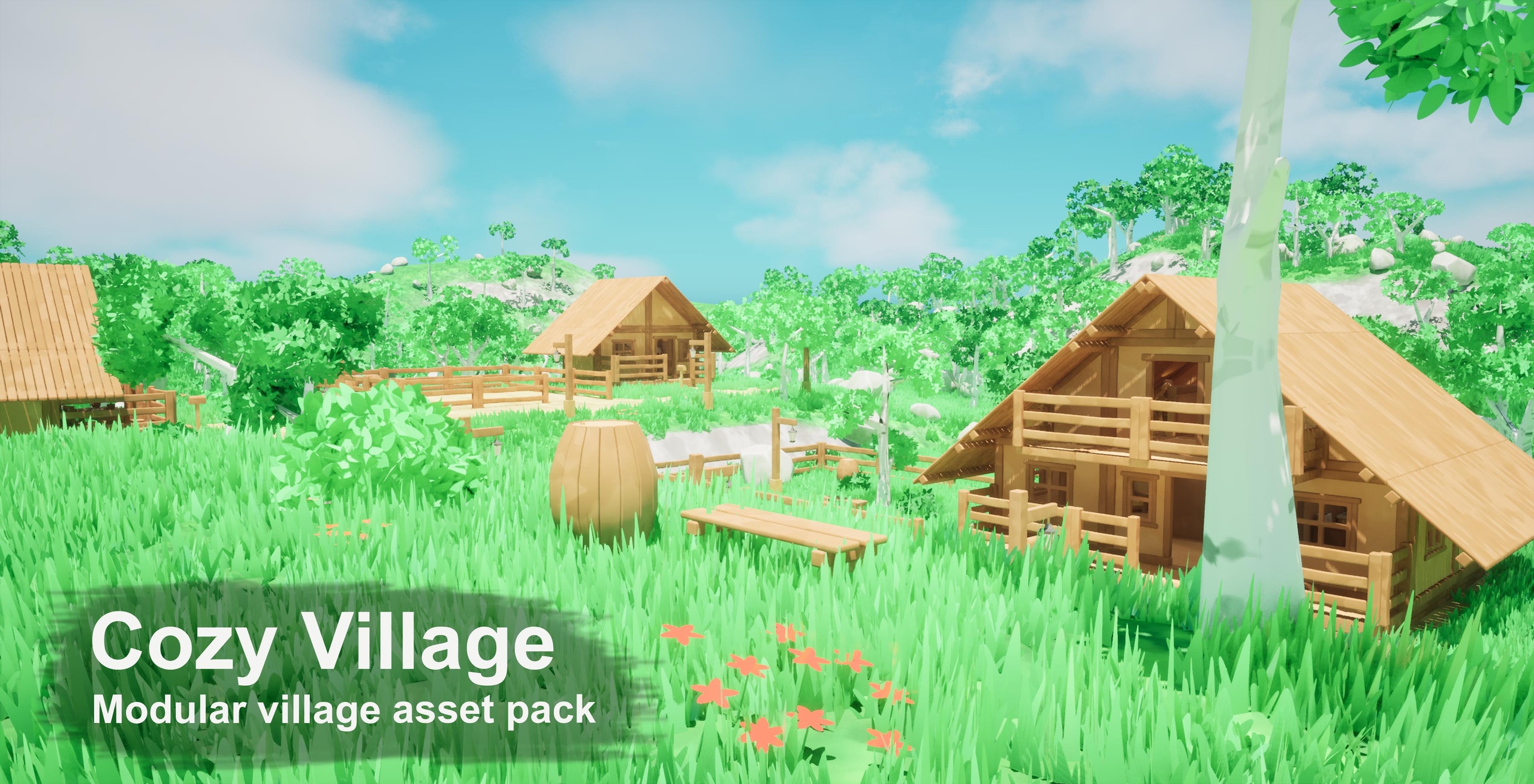 Media 1 for listing Cozy Village - Modular Village Asset Pack