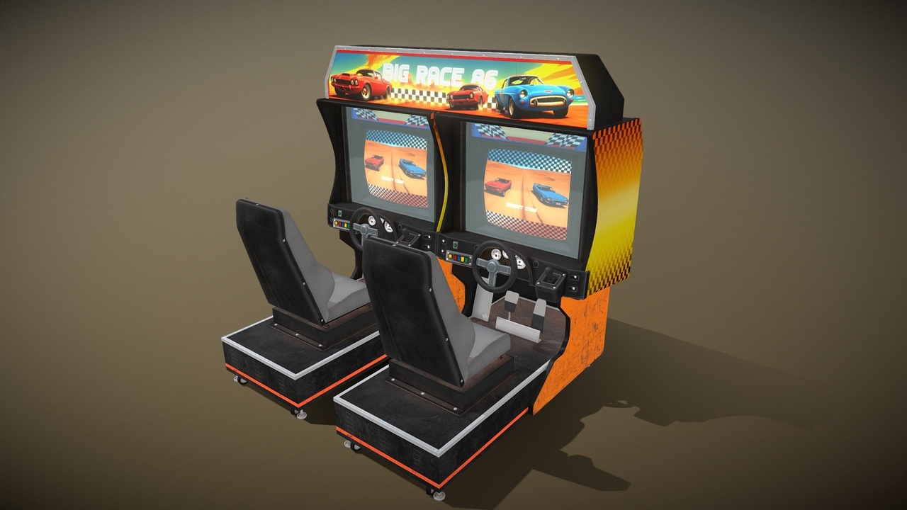 Media 1 for listing Arcade Racing Machine | Dual Player Setup