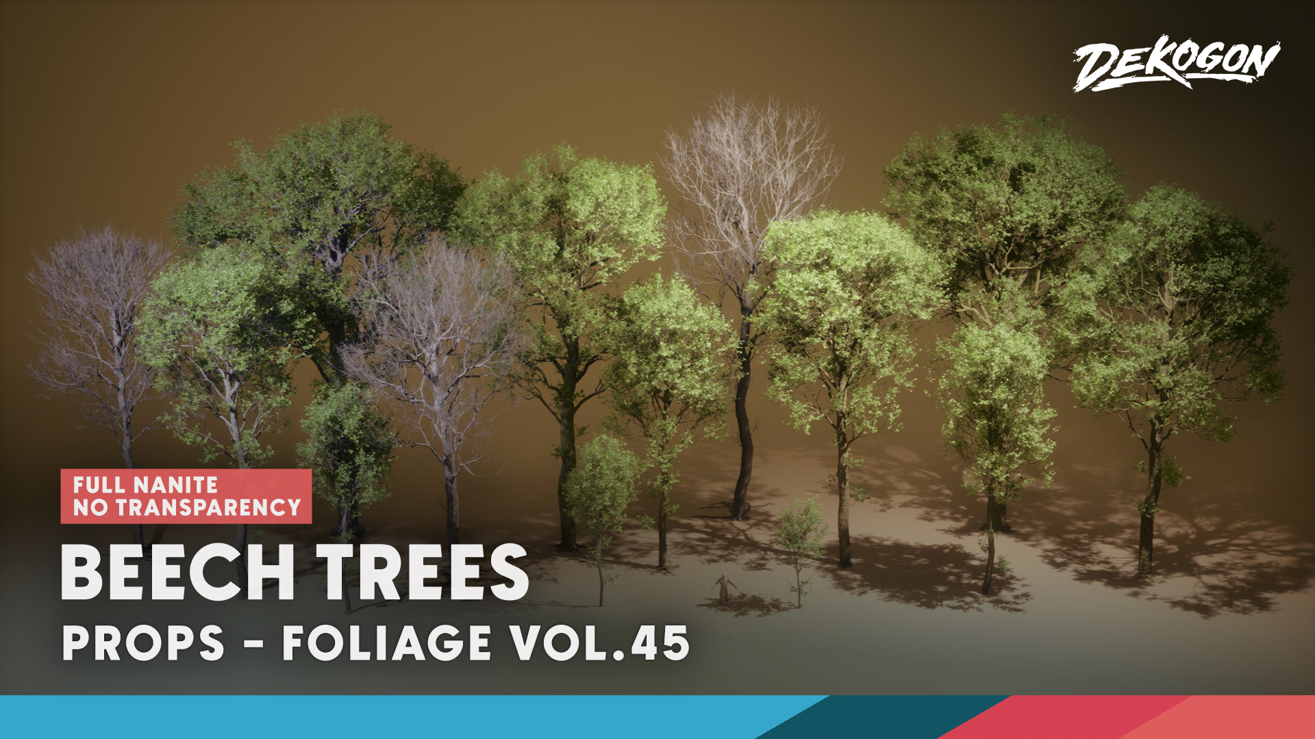 Foliage VOL.45 - Beech Trees (Nanite - NO TRANSPARENCY) | Fab