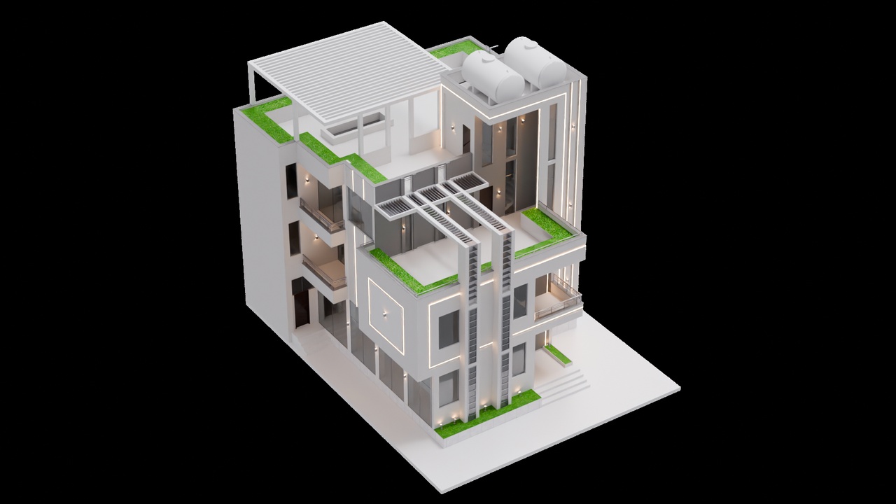 Media 1 for listing Modern Multi-Level Luxury Residence - Contemporary Home Architectural Building