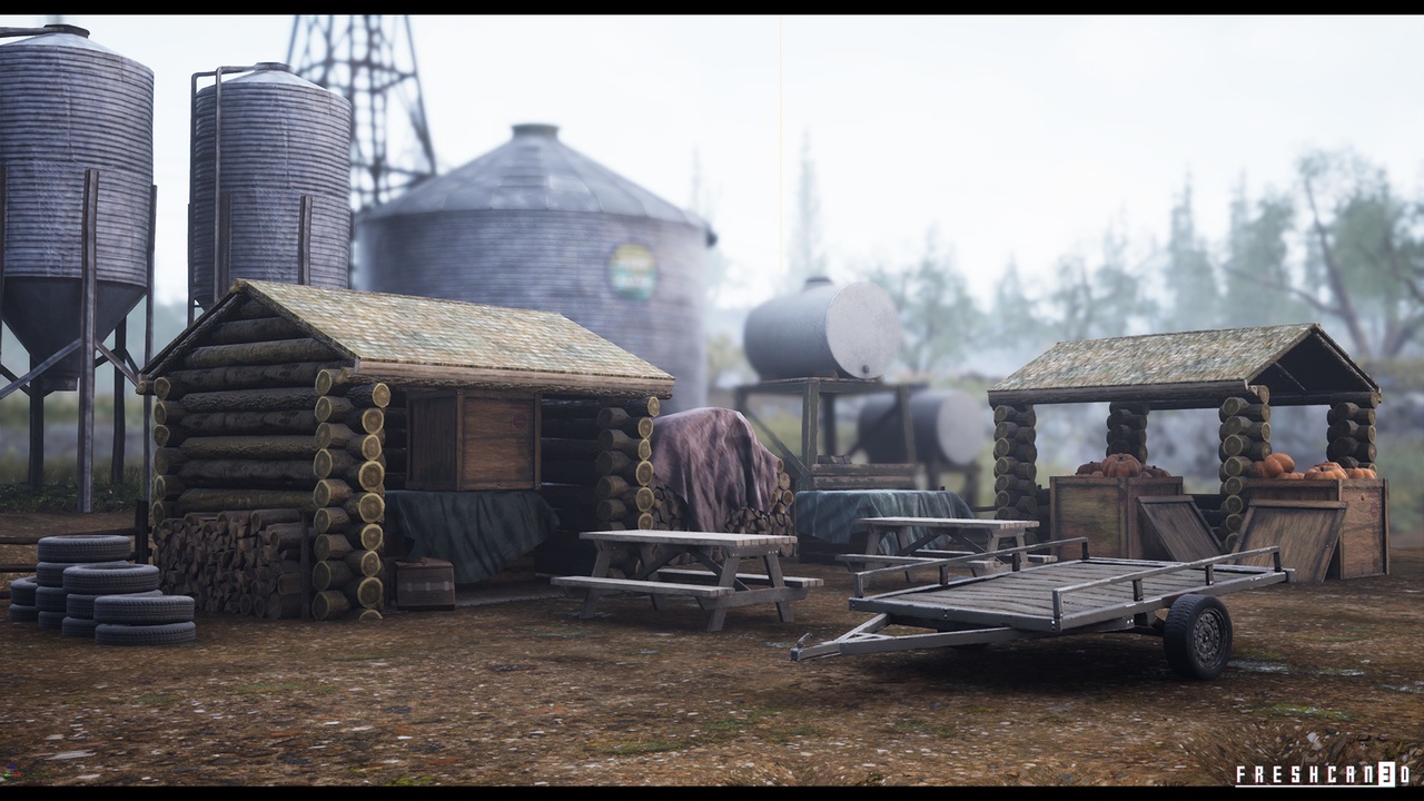 Media 1 for listing Barnyard Vol1 - Props & Structures Pack