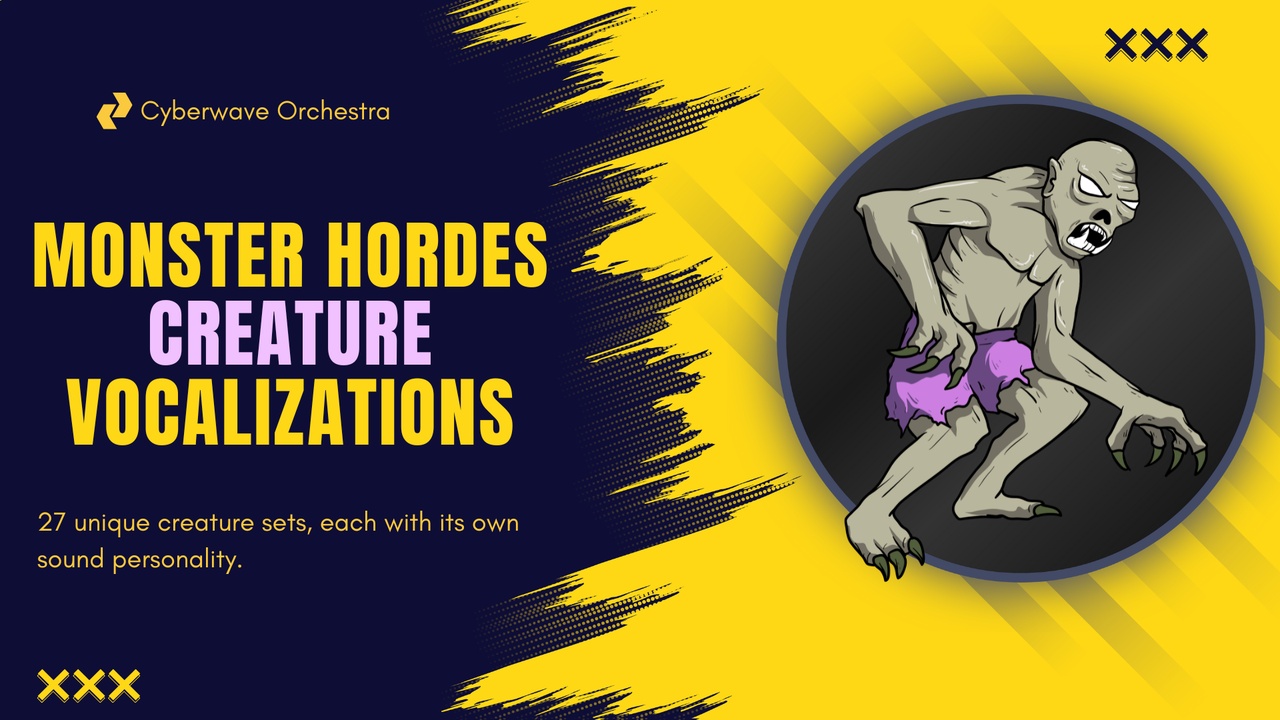 Media 1 for listing Monster Hordes: Fantasy NPC Creature Sounds