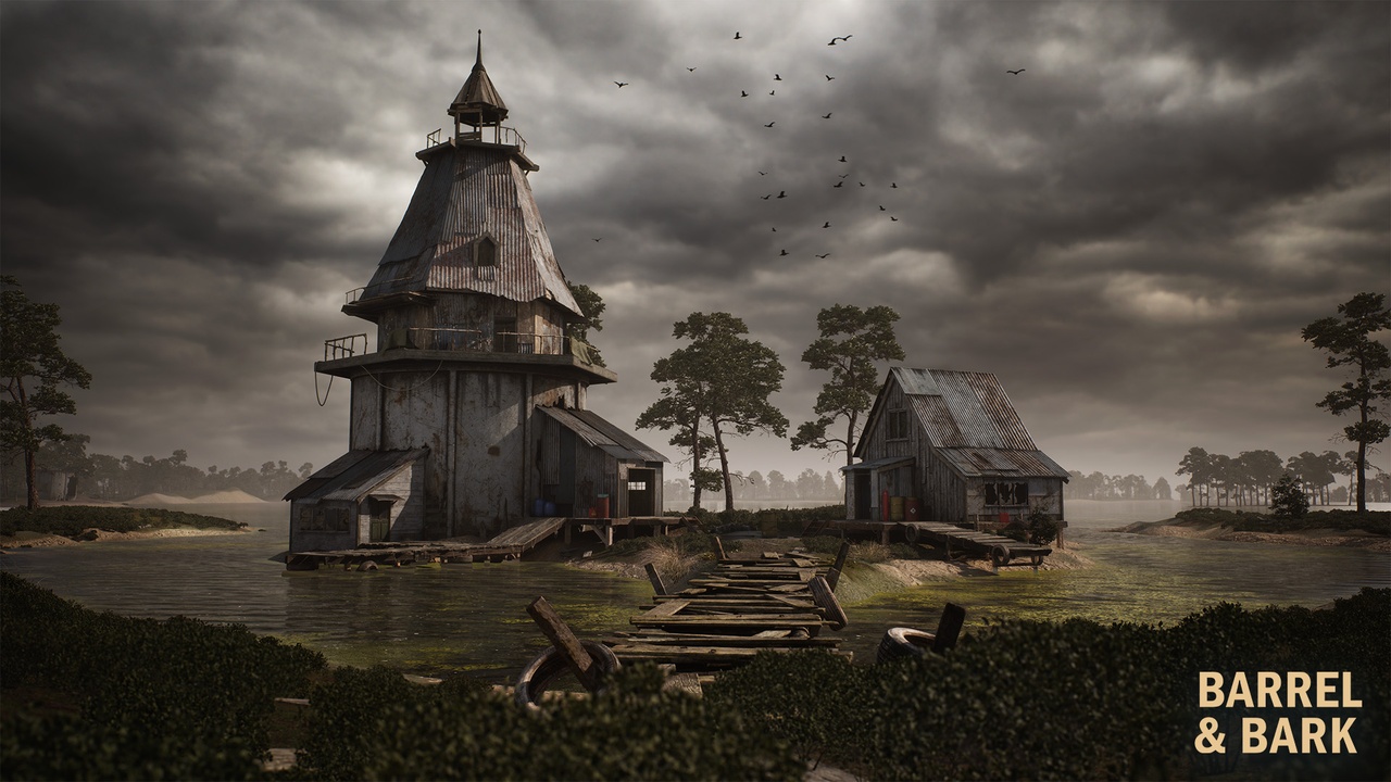 Media 1 for listing Horror / Survival Swamp Village - Lighthouse Tower Environment Pack
