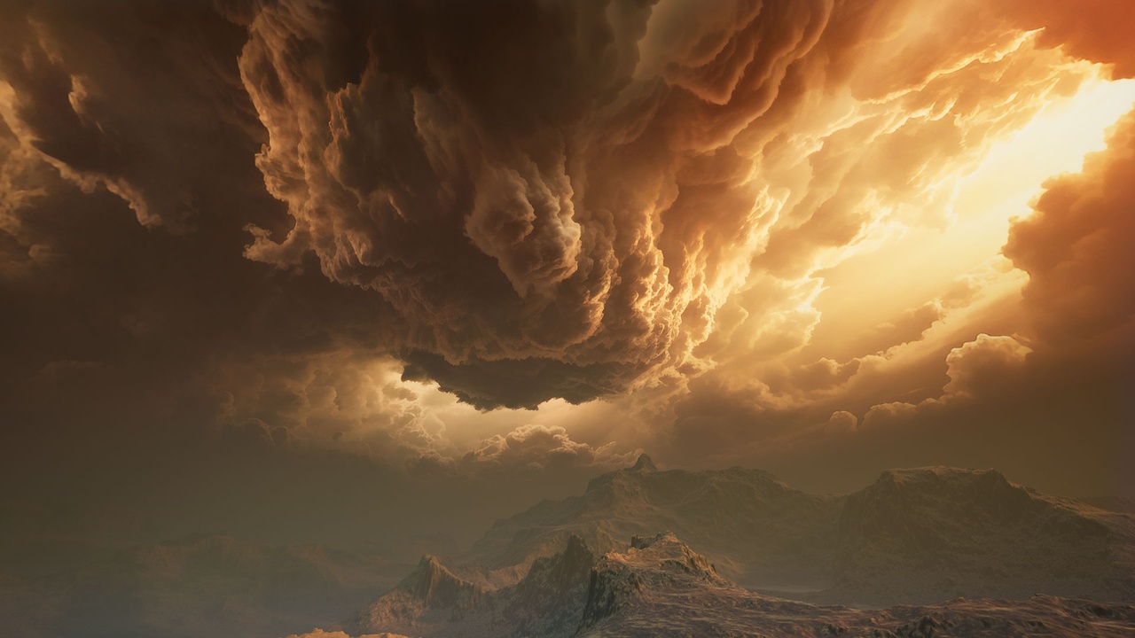 Matte Painting Skybox Pack: Chaotic Skies 제품 등록을 위한 미디어 1개