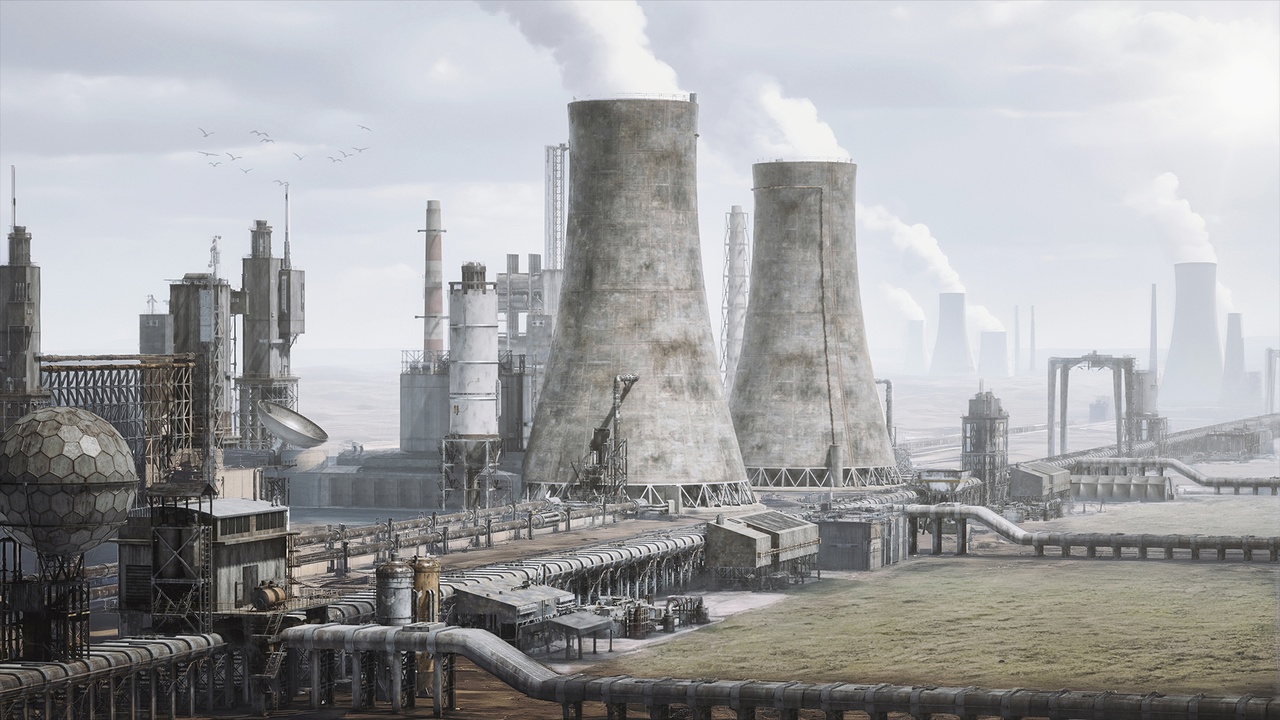 Media 1 for listing Industrial Complex Kitbash – Huge Collection