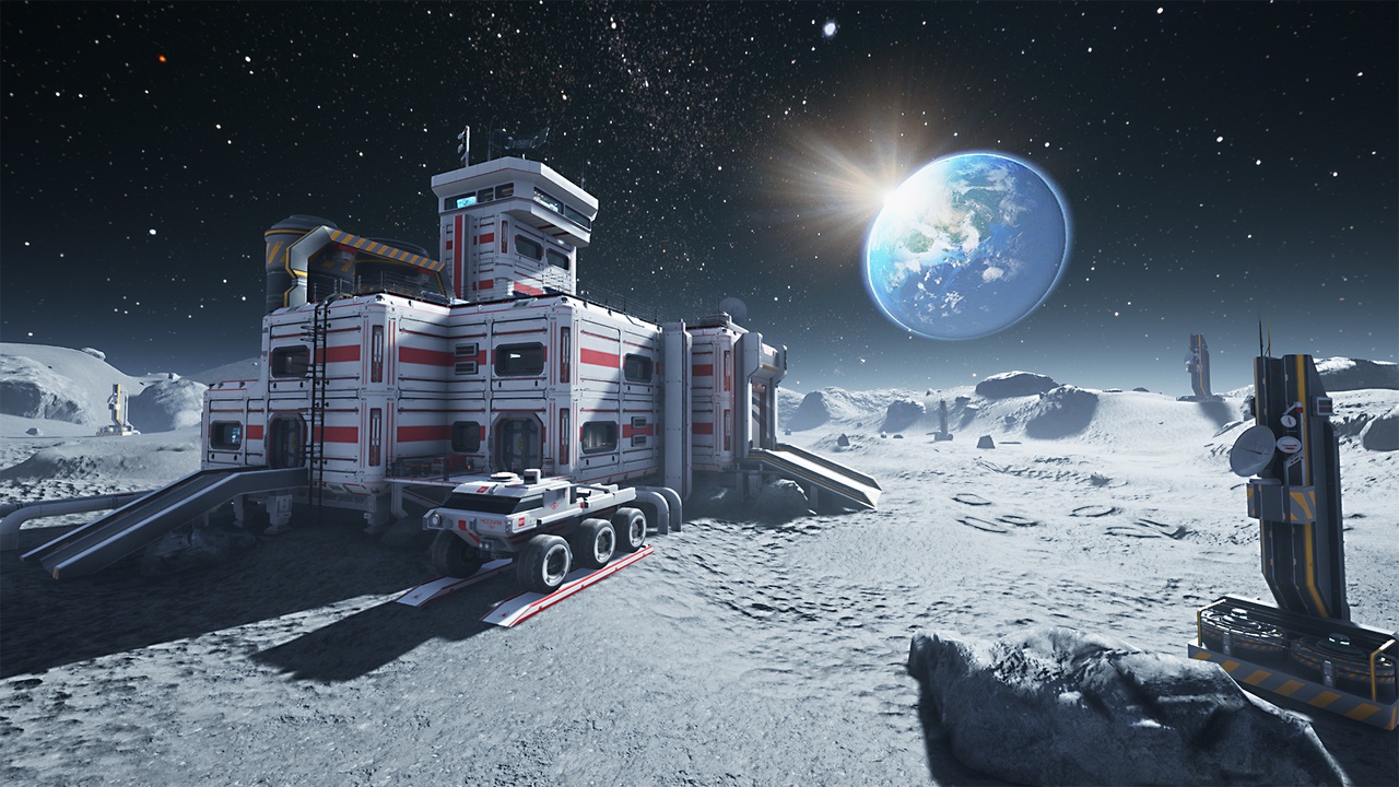 商品 Sci Fi Moon Base 的媒体 1