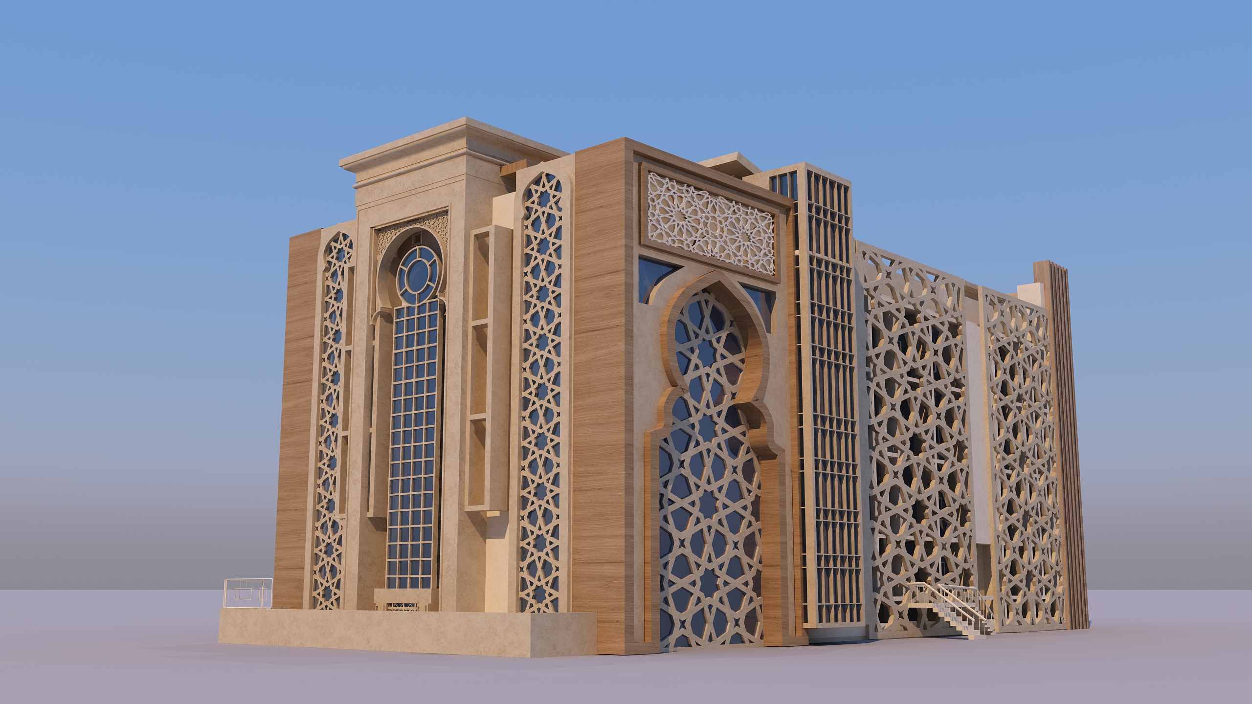 0168 - Islamic Facade Building | Fab